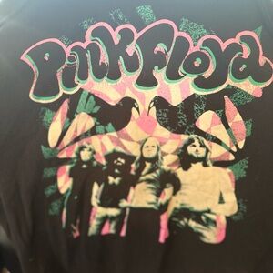 Pink Floyd Hoodie - Black with Pink and Green